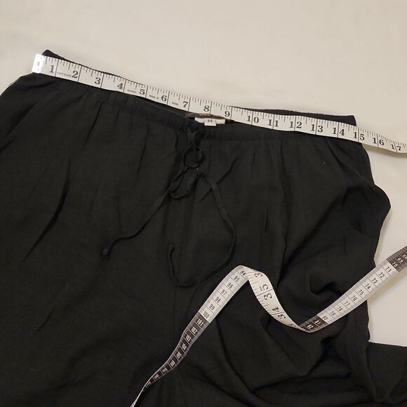 - Jams World  Large Crop Capri Pants Drawstring Black M - Picture 6 of 8